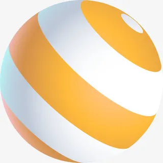 玩具白色圆球免抠