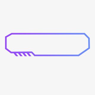 科技感文本框免抠图标元素