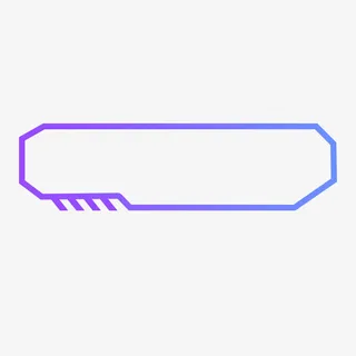 科技感文本框免抠图标元素