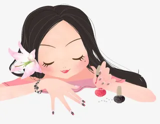 趴着的美女免抠