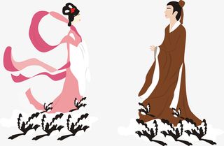 七夕牛郎与织女的免抠