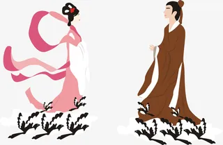 七夕牛郎与织女的免抠