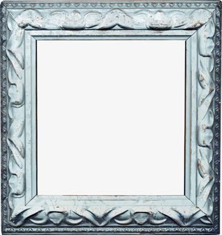 欧式复古相框免抠
