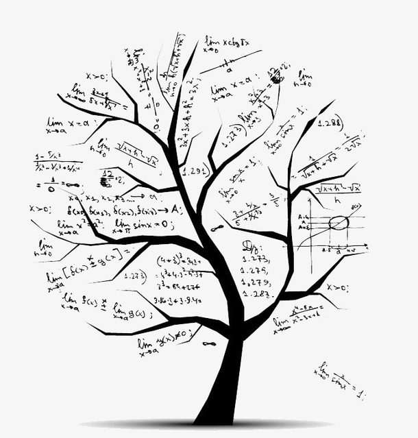 数学公式大树免抠