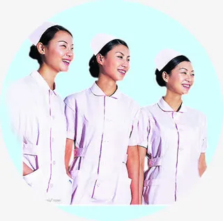 高清医院护士装饰免抠