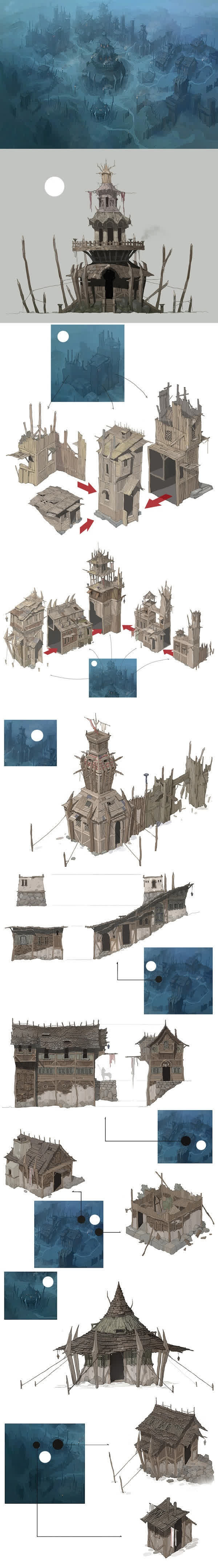 城堡古代圆形建筑免抠