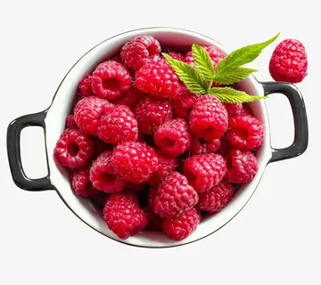 鲜艳红色水果覆盆子免抠 鲜艳红色水果覆盆子免抠