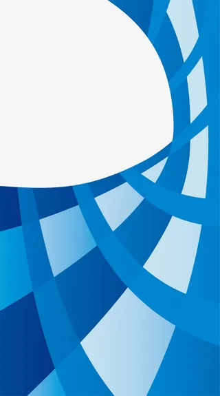 蓝色拼接弧形免抠