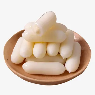 木盘上的年糕点心免抠