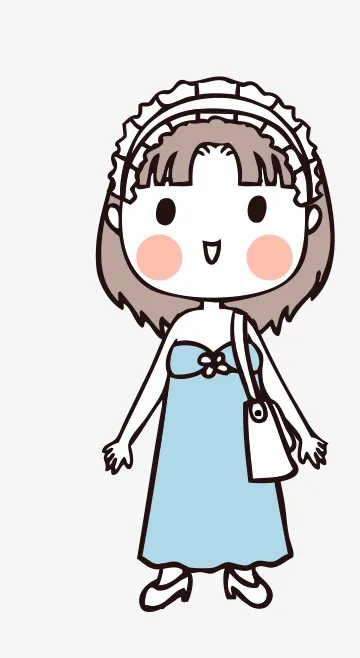 人物手绘插画可爱素材70免抠