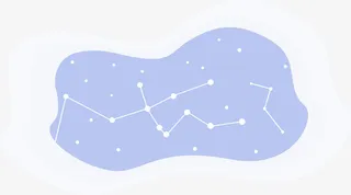 星空天空北斗星星座免抠