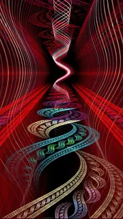 红色抽象底纹H5背景高清