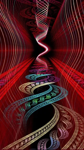 红色抽象底纹H5背景高清