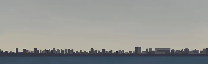 城市建设剪影背景高清