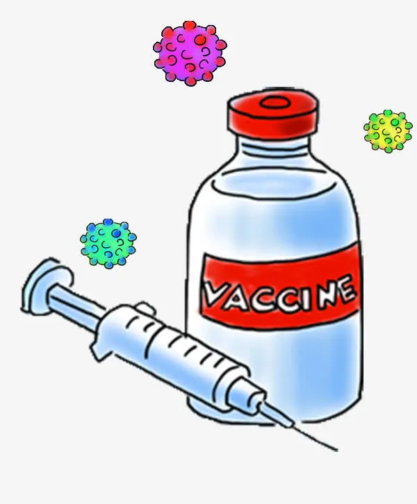 vaccine接种疫苗漫画免抠