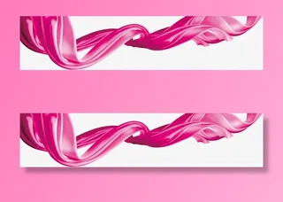 粉色丝绸医疗素材免抠