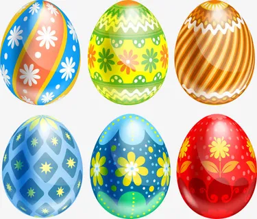 复活节彩蛋卡通海报背景