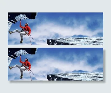 淡色轮播背景海报