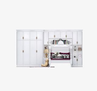 定制家具书柜书架免抠