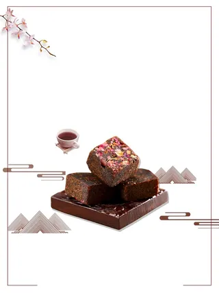 简约大气东阿阿胶红糖药材美食高清