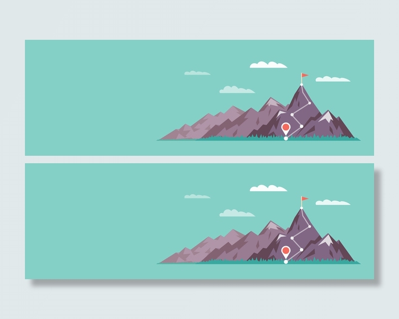 登山运动banner高清