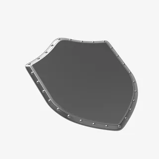 盾牌保护盾金属免抠