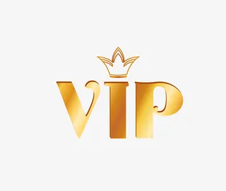 金属材质vip字素材免抠