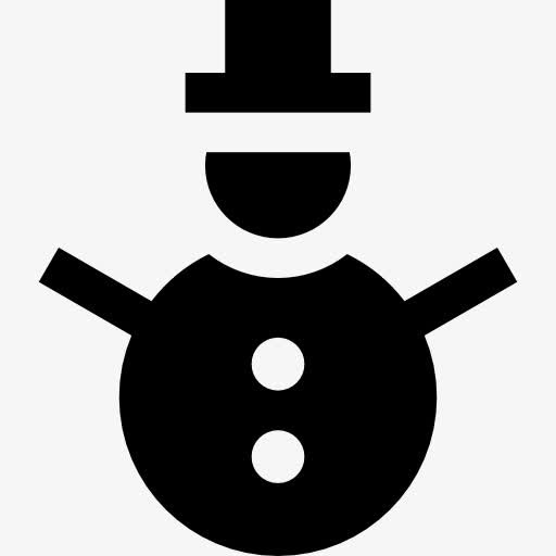 雪人图标免抠