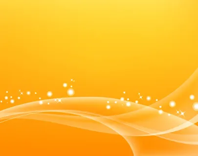 橙黄色动感光效闪亮图免抠
