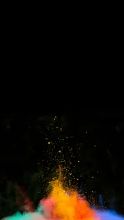 喷溅粉沫炫光五彩缤纷背景效果素材高清