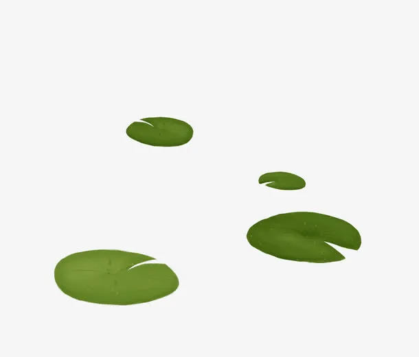 漂浮花瓣气泡简洁大方树叶树丛免抠