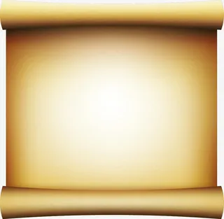 中国风卷轴纸张免抠