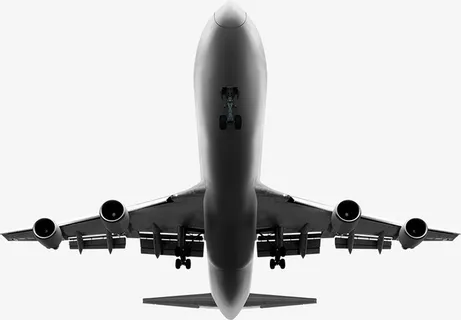 将起飞的飞机免抠