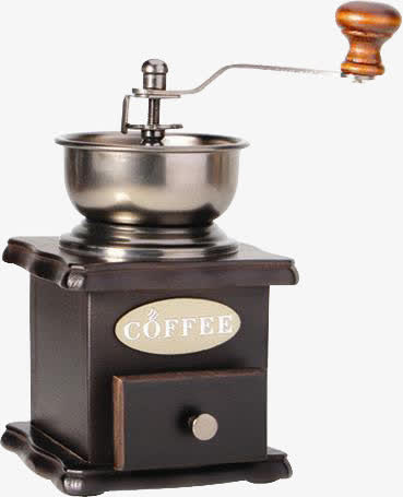 银色咖啡机双11免抠