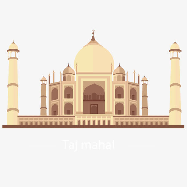 矢量泰姬陵免抠
