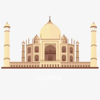 矢量泰姬陵免抠