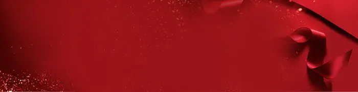 红色碎钻丝带背景banner高清