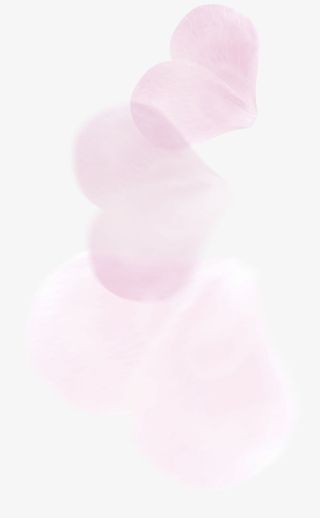 粉红色的爱心形状合成质感免抠