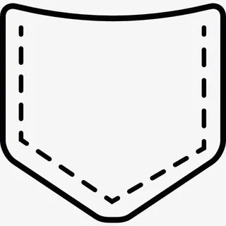 牛仔裤的口袋里图标免抠