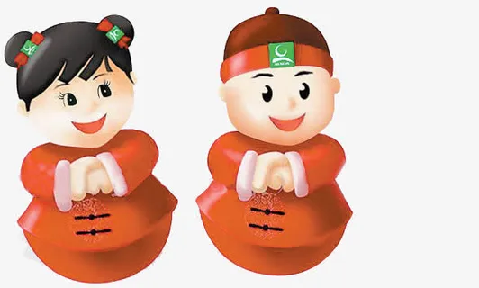 拜年不倒翁免抠