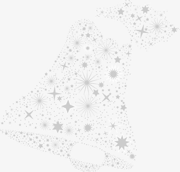 矢量雪花片免抠