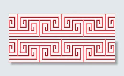 中国风复古花纹边框免抠