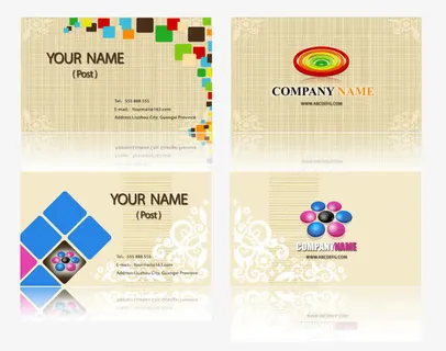 个性名片设计免抠