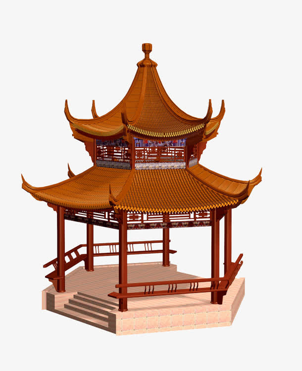 中国凉亭免抠