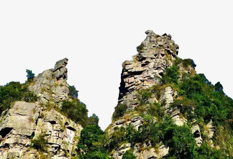 广西桂林天门山风景免抠