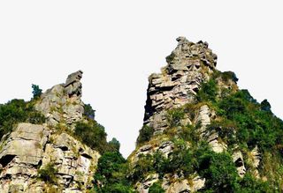 广西桂林天门山风景免抠