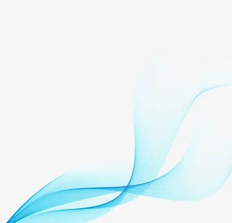蓝色起伏线免抠