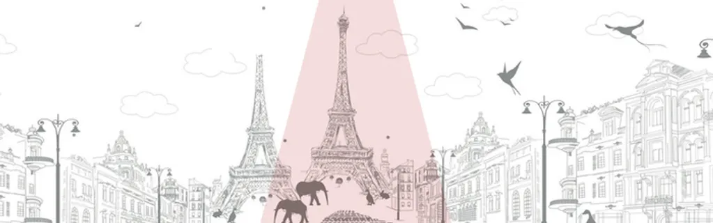 手绘城市建筑地产宣传banner高清