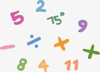 数字png矢量元素免抠