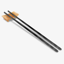 黑色筷子图片免抠